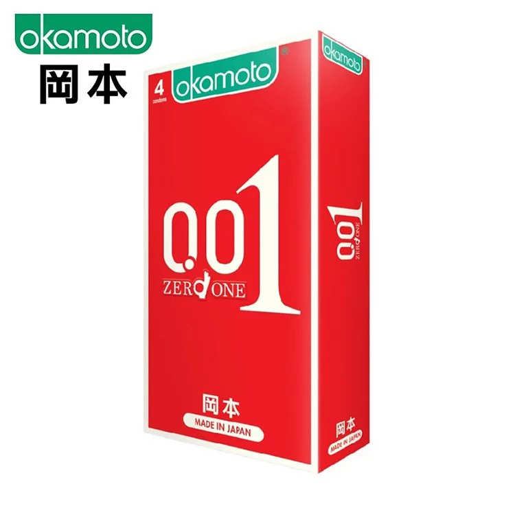 岡本Okamoto｜日本の赤い悪魔 OKAMOTO 岡本001 至尊勁薄保險套 ZERO ONE - 4入