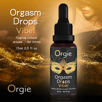 Orgie｜葡萄牙 Orgasm Drops Vibe 蜜豆慾火快感黃金體驗 高潮潤滑液 - 15ml