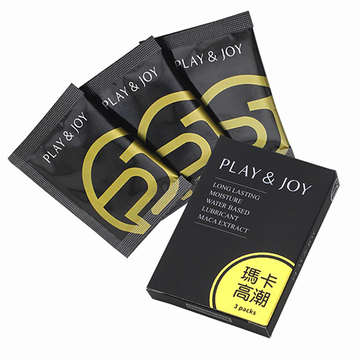 Play&Joy｜狂潮 瑪卡熱感激性 潤滑液隨身盒 3g - 3入
